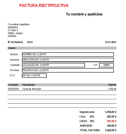 para que sirve una Factura